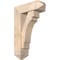 Ekena Millwork Merced Arts and Crafts Smooth Bracket w/ Offset Brace, Douglas Fir, 7 1/2"W x 22"D x 34"H BKT0806X22X34MRC03SDF - alternate 1
